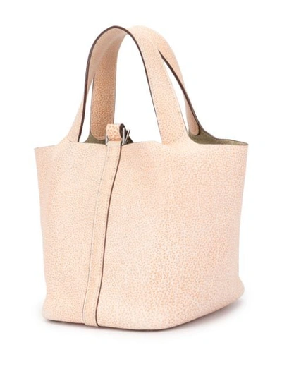 Pre-owned Hermes Picotin Pm Handbag In Pink