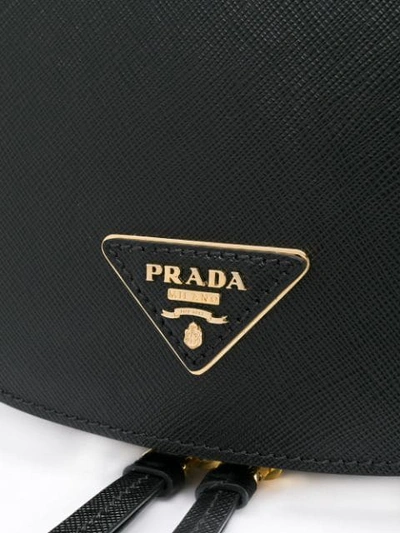 Shop Prada 'odette' Schultertasche In Black
