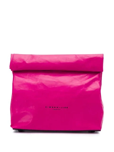 Shop Simon Miller Small Lunchbag Clutch In Pink