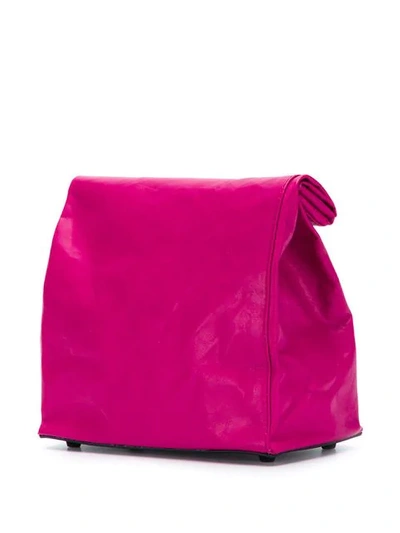 SIMON MILLER SMALL 'LUNCH BAG' CLUTCH - 粉色