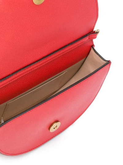 Shop Chloé Nile Minaudière Handbag In Red