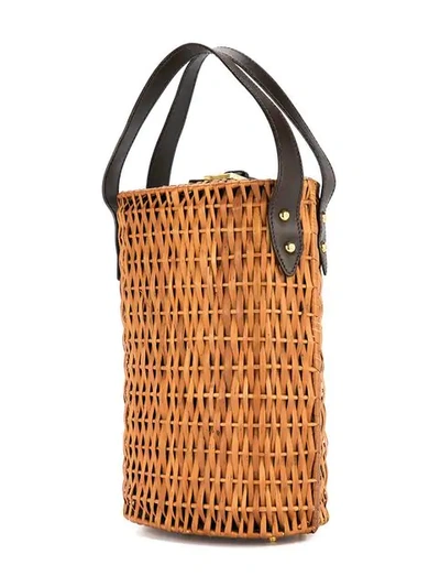 Pre-owned Fendi Bucket Bag In Brown