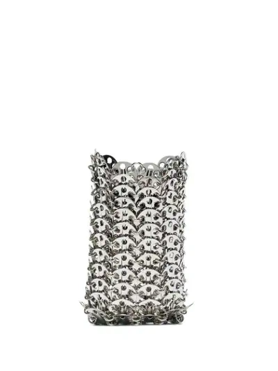 Shop Paco Rabanne Iconic 1969 Mini Bag In Silver