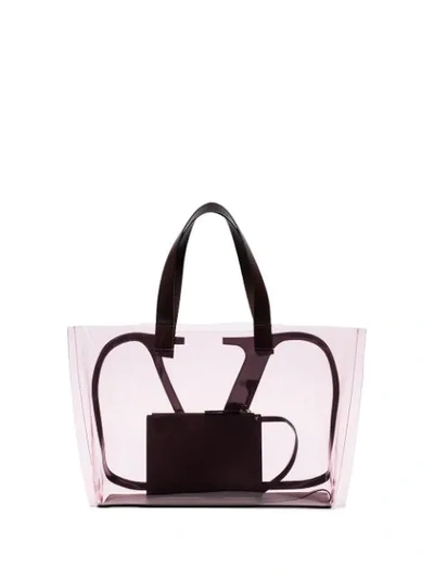 VALENTINO VALENTINO GARAVANI GO BEACH TOTE - 红色