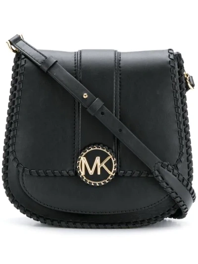 Shop Michael Michael Kors Lillie Shoulder Bag In Black