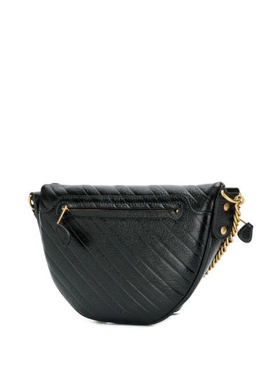 Shop Balenciaga Souvenir Belt Bag Xxs In Black