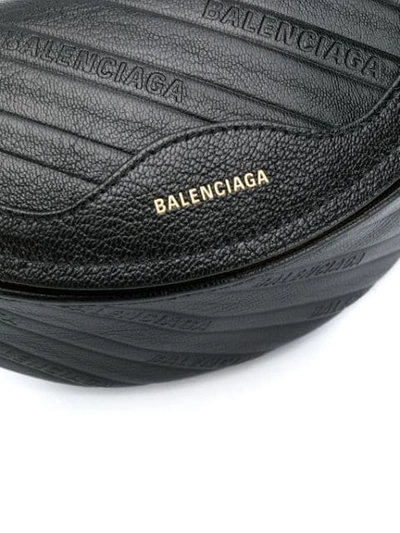 Shop Balenciaga Souvenir Belt Bag Xxs In Black