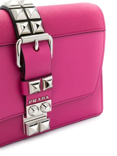 Shop Prada Elektra Small Shoulder Bag In Pink