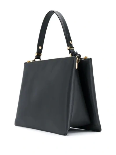 Shop Prada Double Tote Bag - Black