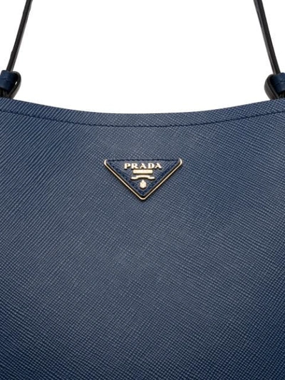 Shop Prada Promenade Shoulder Bag In Blue