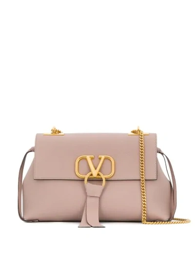 Shop Valentino Vring Shoulder Bag In Pink
