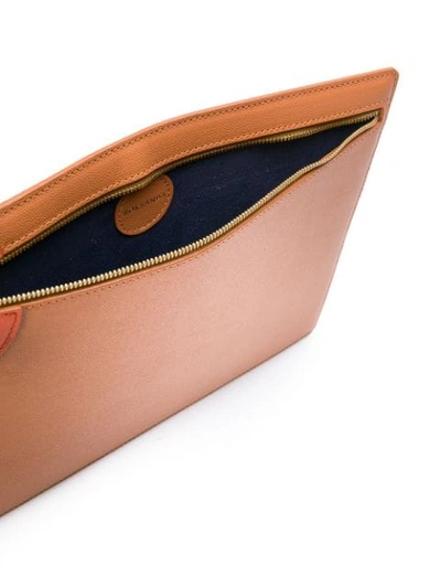 Shop Roksanda Circle Zipped Clutch In Neutrals