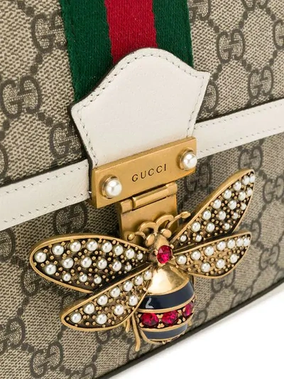 GUCCI QUEEN MARGARET GG SUPREME MEDIUM SHOULDER BAG - 白色