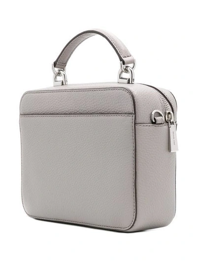 Shop Michael Michael Kors Mott Crossbody Bag In Grey