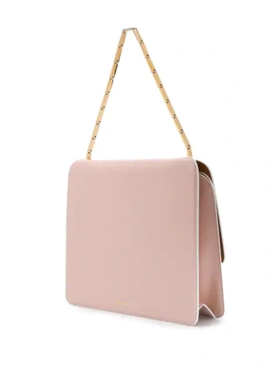 Shop Marni Flap Shoulder Bag In Pink