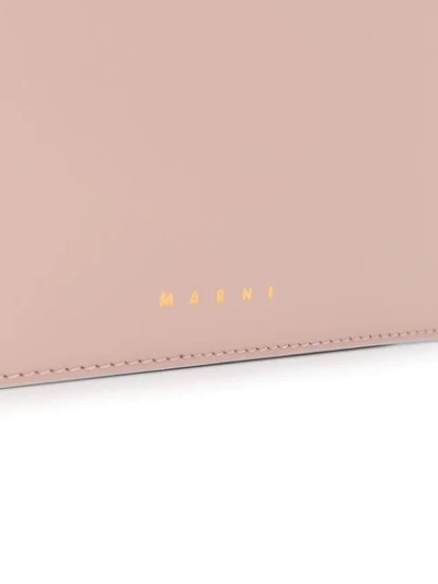 Shop Marni Flap Shoulder Bag In Pink