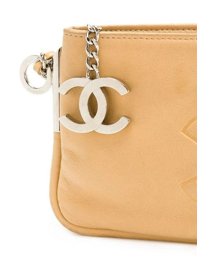 Pre-owned Chanel Logo Shoulder Bag In Brown