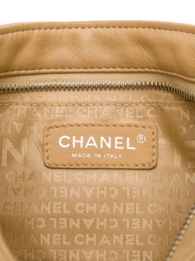 Pre-owned Chanel Logo Shoulder Bag In Brown