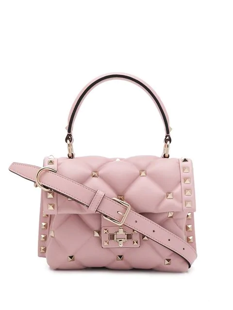 valentino pink studded bag