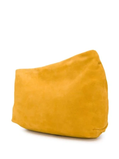 Shop Marsèll Oversized Shoulder Bag In Yellow