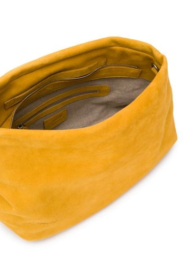 Shop Marsèll Oversized Shoulder Bag In Yellow
