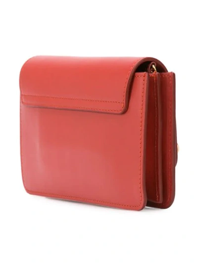 Shop Chloé Drew Bijou Clutch Bag In Red