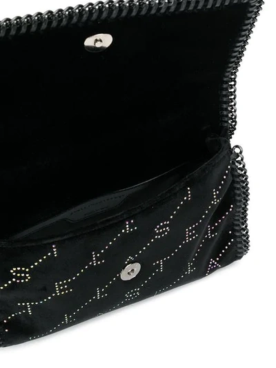 Shop Stella Mccartney Monogram Crossbody Bag In Black