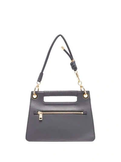 Shop Givenchy Whip Crossbody Bag In 098 Grey