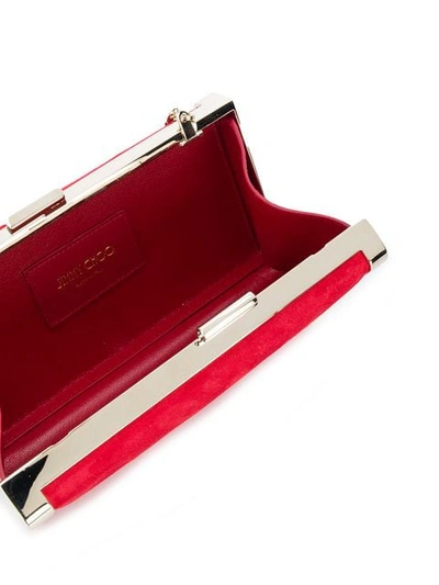 Shop Jimmy Choo J Box Clutch In Red