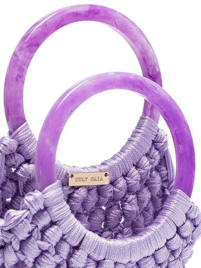 Shop Cult Gaia Angelou Mini Bracelet Bag In Purple