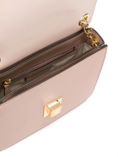 Shop Michael Michael Kors Sylvia Medium Crossbody Bag In Pink