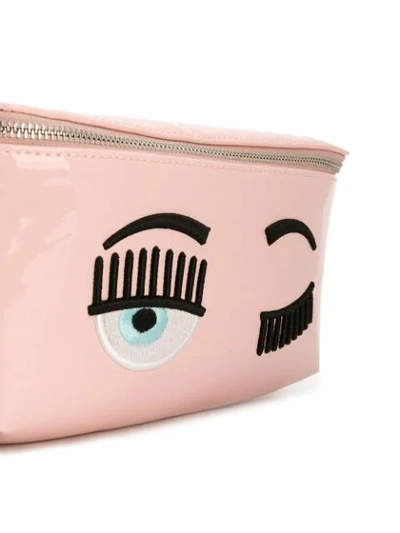 Shop Chiara Ferragni Flirting Belt Bag In Pink