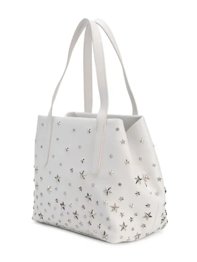 Shop Jimmy Choo Sofia Tote In White