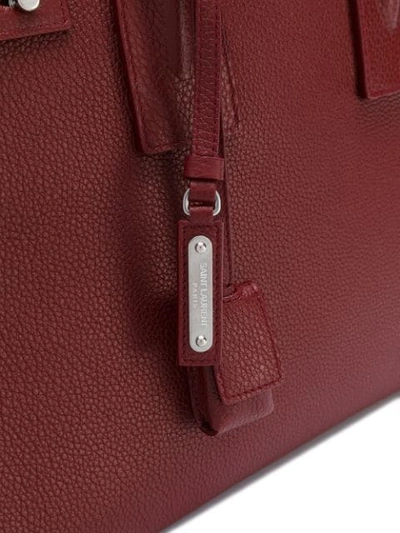 Saint Laurent Small Sac De Jour Souple Tote In Red