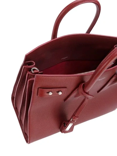 Saint Laurent Small Sac De Jour Souple Tote In Red