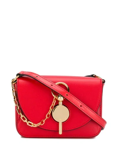 Shop Jw Anderson Nano Keyts Bag In Red