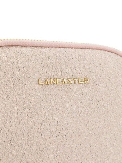Shop Lancaster Glitter Detail Crossbody Bag - Pink
