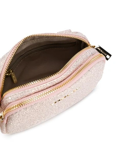 Shop Lancaster Glitter Detail Crossbody Bag - Pink