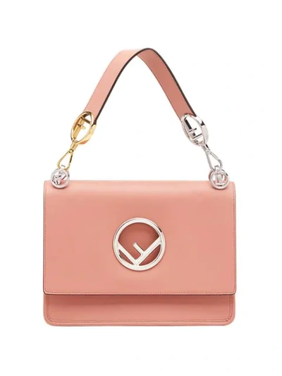 Shop Fendi Kan I F Shoulder Bag In Pink