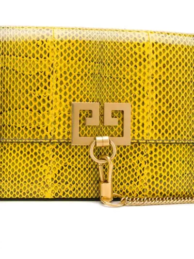 Shop Givenchy Clutch Bag In Yellow