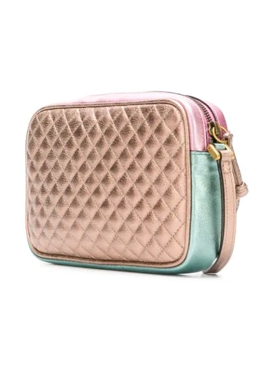 Shop Gucci Quilted Clutch - Pink
