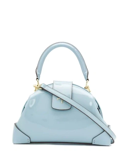 Shop Manu Atelier Demi Tote Bag In Ice Blue