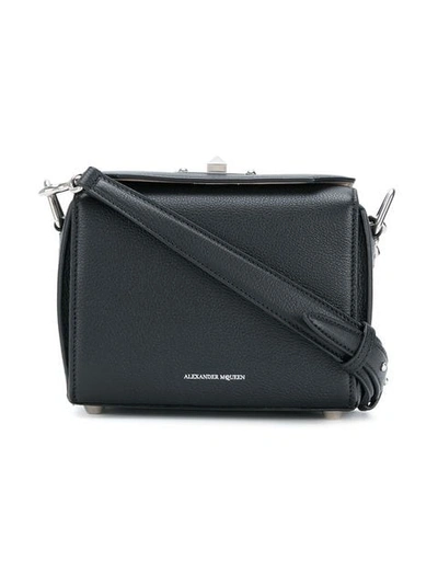 Shop Alexander Mcqueen Box Bag In 1000 Nero