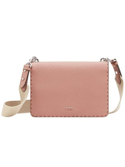 Shop Fendi Messenger Shoulder Bag In Pink