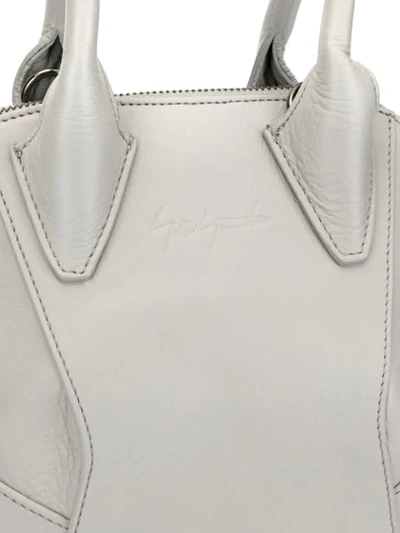 Shop Discord Yohji Yamamoto Polyhedron Shoulder Bag In Grey