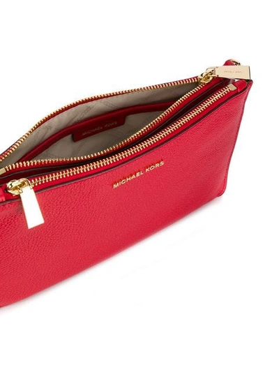 Shop Michael Michael Kors Double-pouch Crossbody Bag In Red