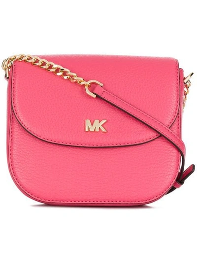 Shop Michael Michael Kors Dome Cross-body Bag - Pink