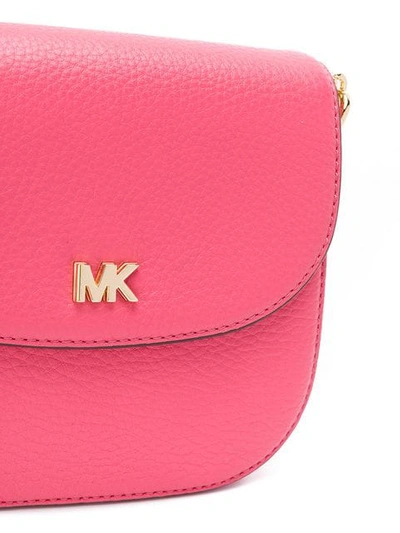 Shop Michael Michael Kors Dome Cross-body Bag - Pink