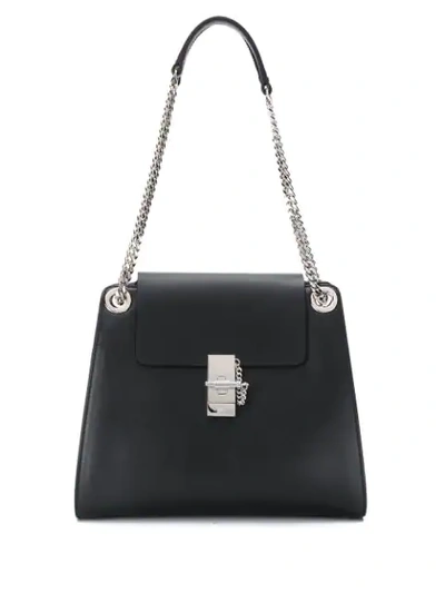 Shop Chloé Medium Annie Shoulder Bag In Black