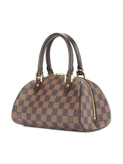 Shop Pre-owned Louis Vuitton Mini Rivera Tote Bag In Brown